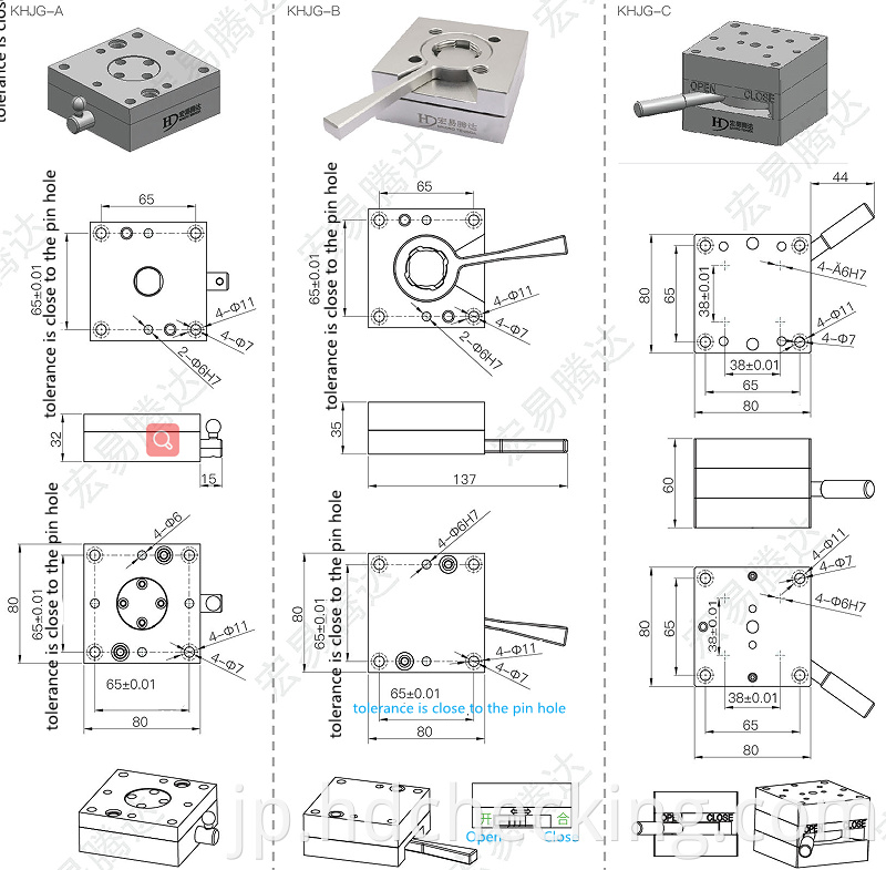 Fixtures Parts